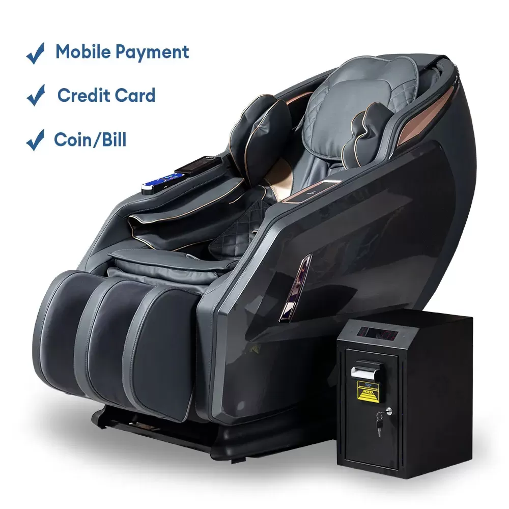 Shopping Mall Sale Coin Operated Bill Vending Massage Chair thumbnail 4